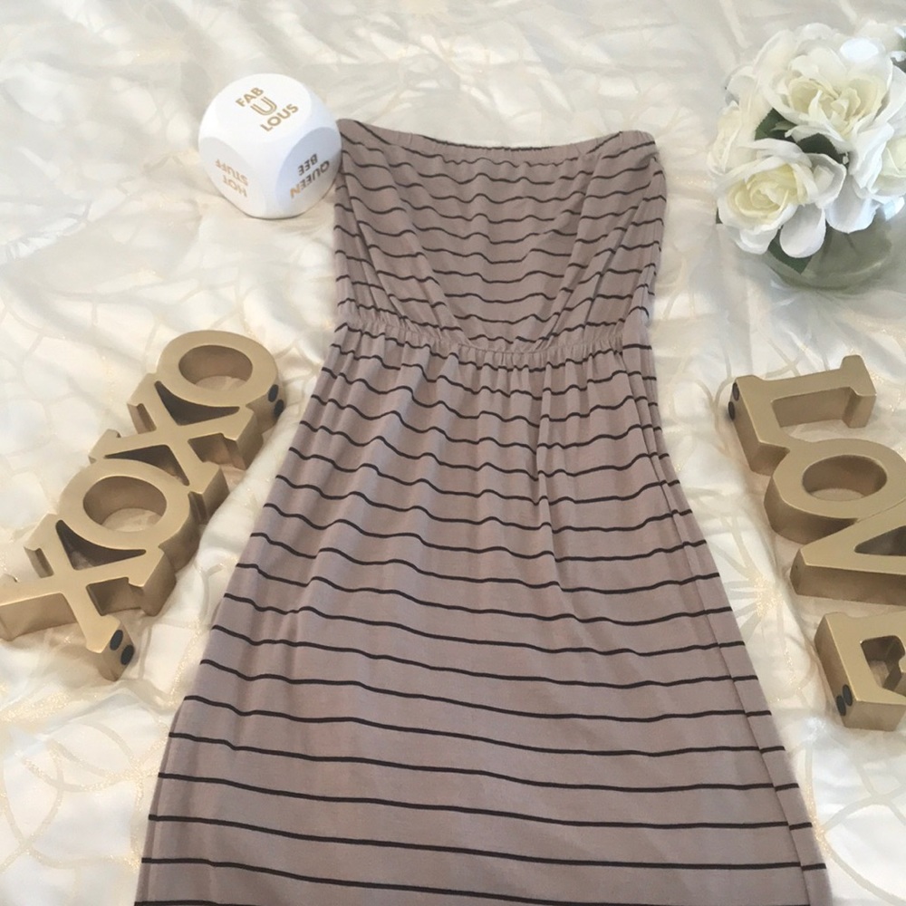 Forever 21 strapless maxi dress